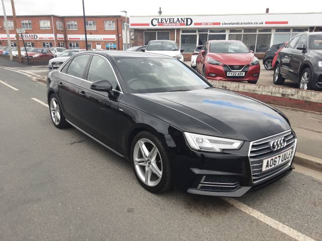 Audi A4 1.4T FSI S Line 4dr [Leather/Alc] Saloon Petrol Black