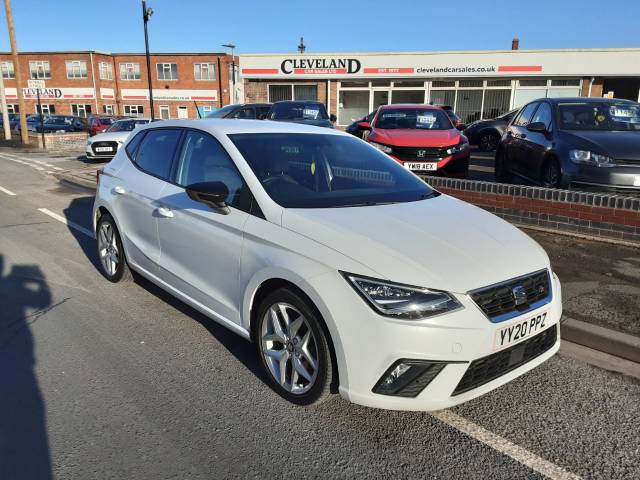 SEAT Ibiza 1.0 TSI 115 FR [EZ] 5dr Hatchback Petrol White