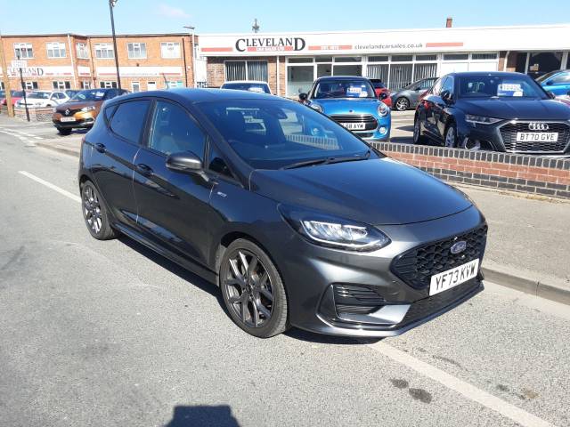 Ford Fiesta 1.0 EcoBoost Hybrid mHEV 125 ST-Line 5dr Hatchback Petrol Grey