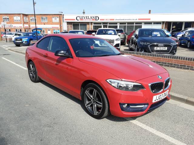 BMW 2 Series 1.5 218i Sport 2dr [Nav] Coupe Petrol Red