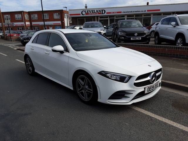Mercedes-Benz A Class 1.5 A180d AMG Line 5dr Auto Hatchback Diesel White